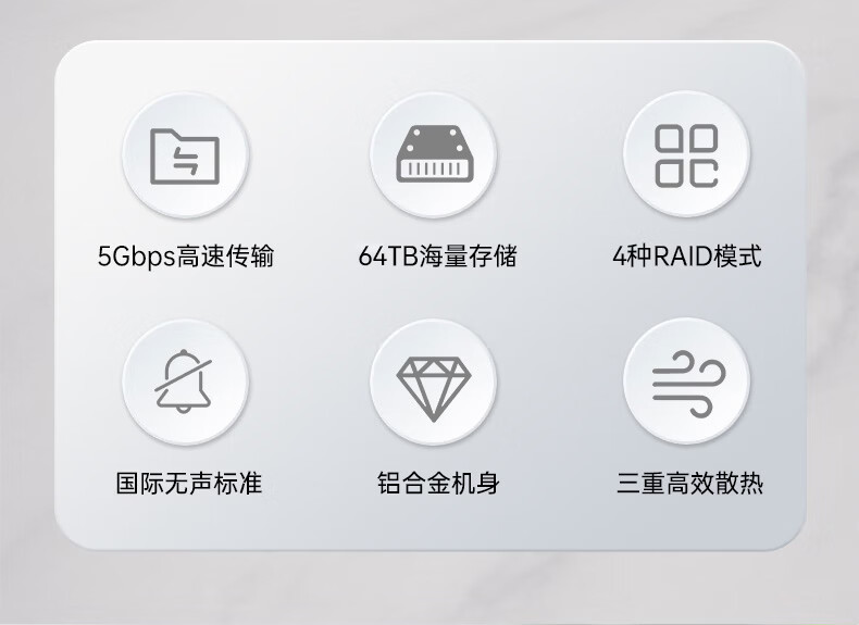 阿卡西斯USB3.0磁盘阵列盒2.5/3.5寸SATA机械硬盘RAID高速传输详情7