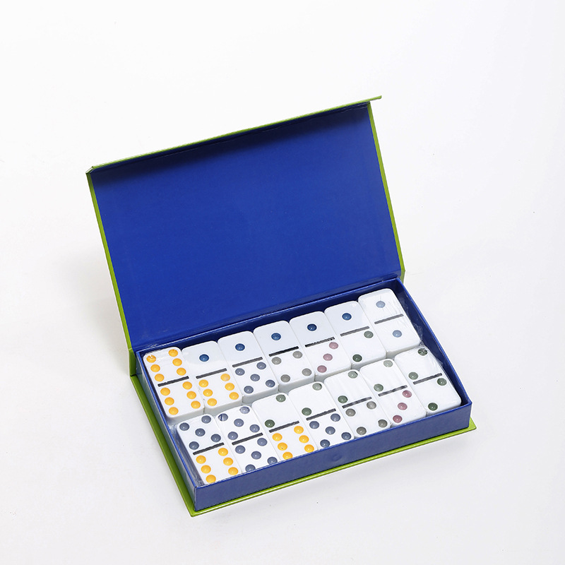 Cross-border dominoes, domino games, dominoes, cards, chess cards, white dominoes supply details Picture