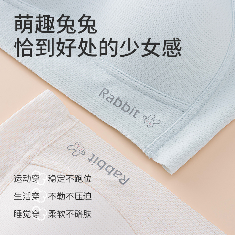 New girls' underwear, strapless bras for junior and senior high school students, thin bras for girls in their growth period without underwire, suitable for 12-16 years old Application Scenario