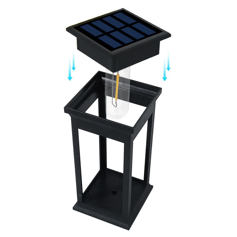 Solar Garden Lights Cross-Border Led Tungsten Lights Outdoor Ground Lights Landscape Lights Garden Lights Solar Lawn Lights Item Picture