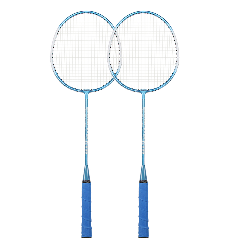Badminton racquet genuine flagship store double high elastic alloy ultra light adult student couple double racquet through with Wei Item Picture