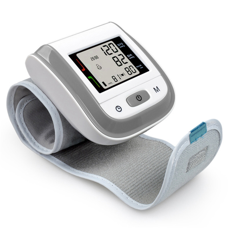 Cross-Border Wrist Electronic Blood Pressure Monitor Home No-Strip Portable Blood Pressure Monitor Automatic Pressure Measurement Blood Pressure Measurement Specification drawing