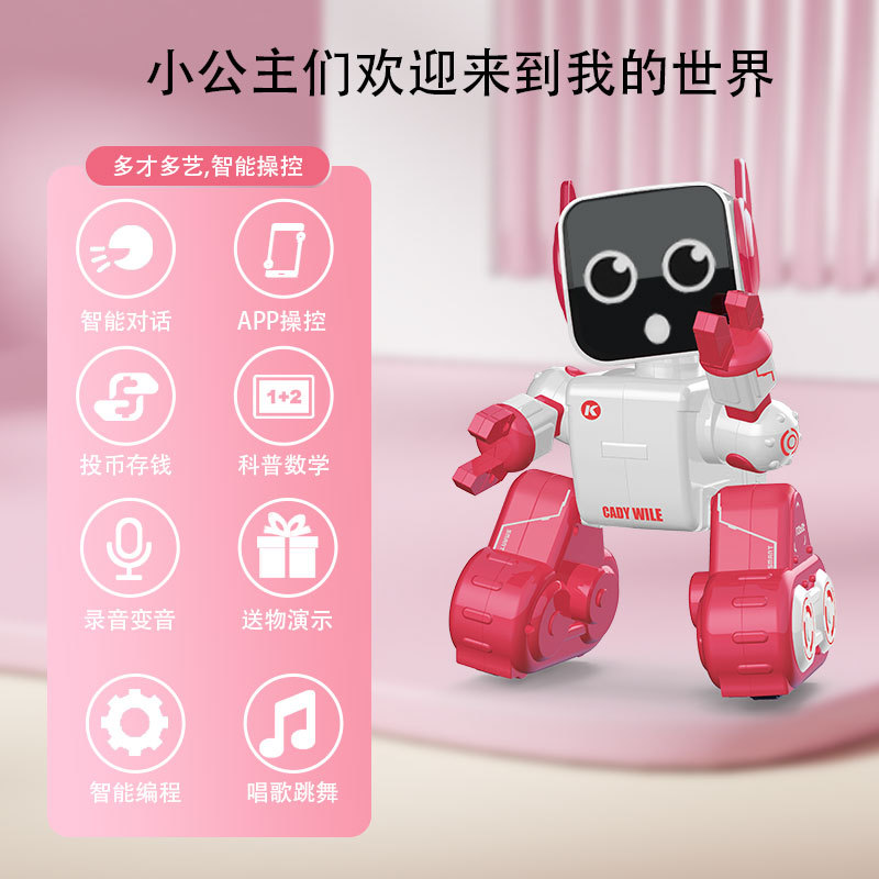Cross-border bestseller children's intelligence and early education voice APP robot intelligent programming financial control toy robot Application Scenario