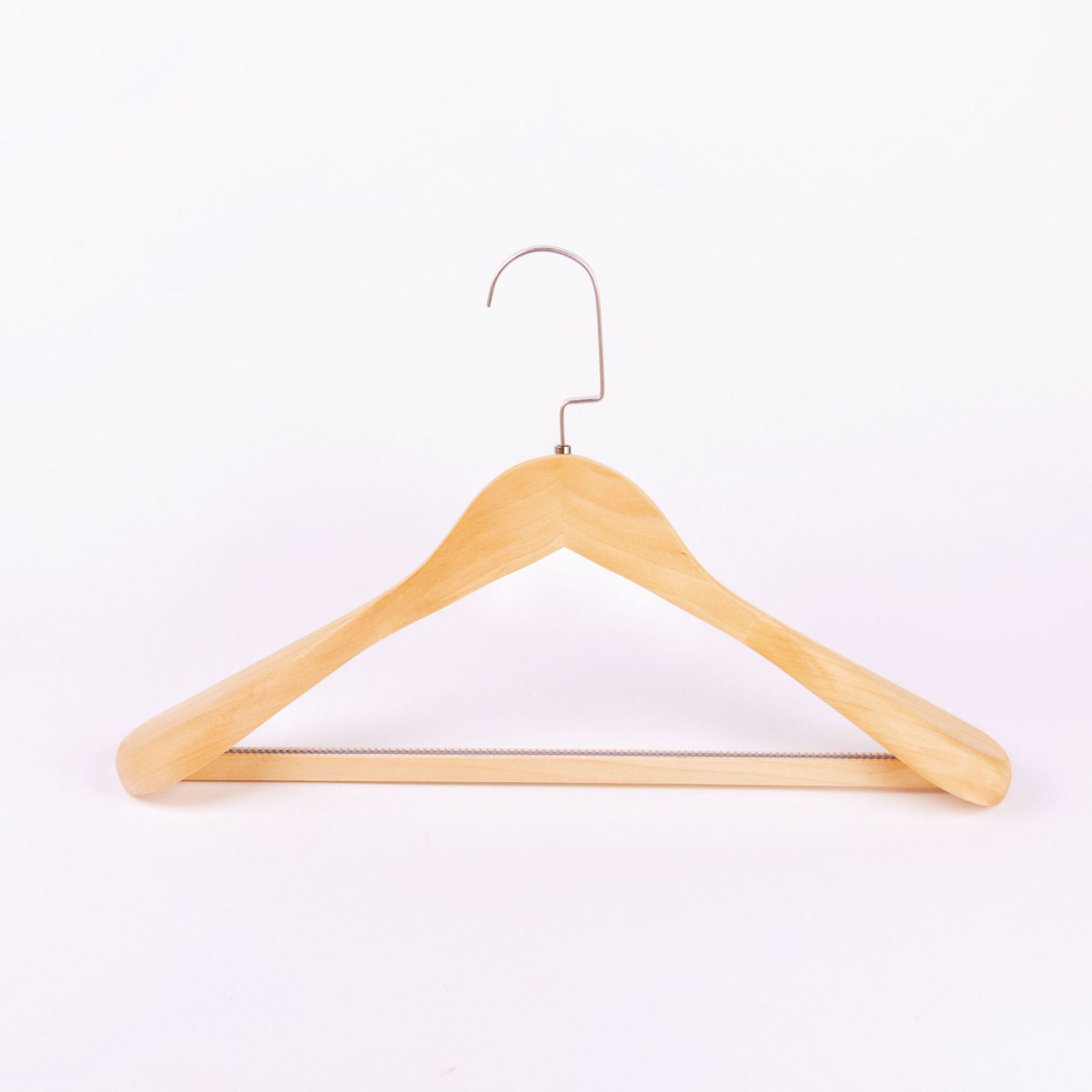 Solid wood wood wide shoulder hangers hotel clothing store special non-slip no trace no bulge coat hanging suit pants clothes brace Item Picture