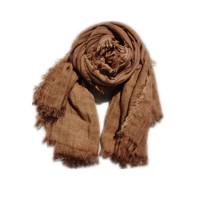 Foreign Trade Wool Scarf For Women Autumn-Winter New Three-Layer Woven Thickened Women's Shawl Cross-Border Scarf For Men Item Picture