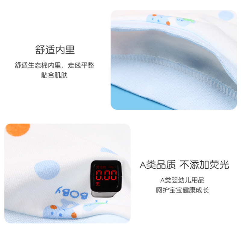 Newborn baby caps, spring and autumn pure cotton small ear baby caps, boneless halogen door caps for newborn boys and girls Application Scenario