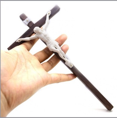 11*21cm wooden cross prayer cross pendant for overseas foreign trade e-commerce wholesale Specification image