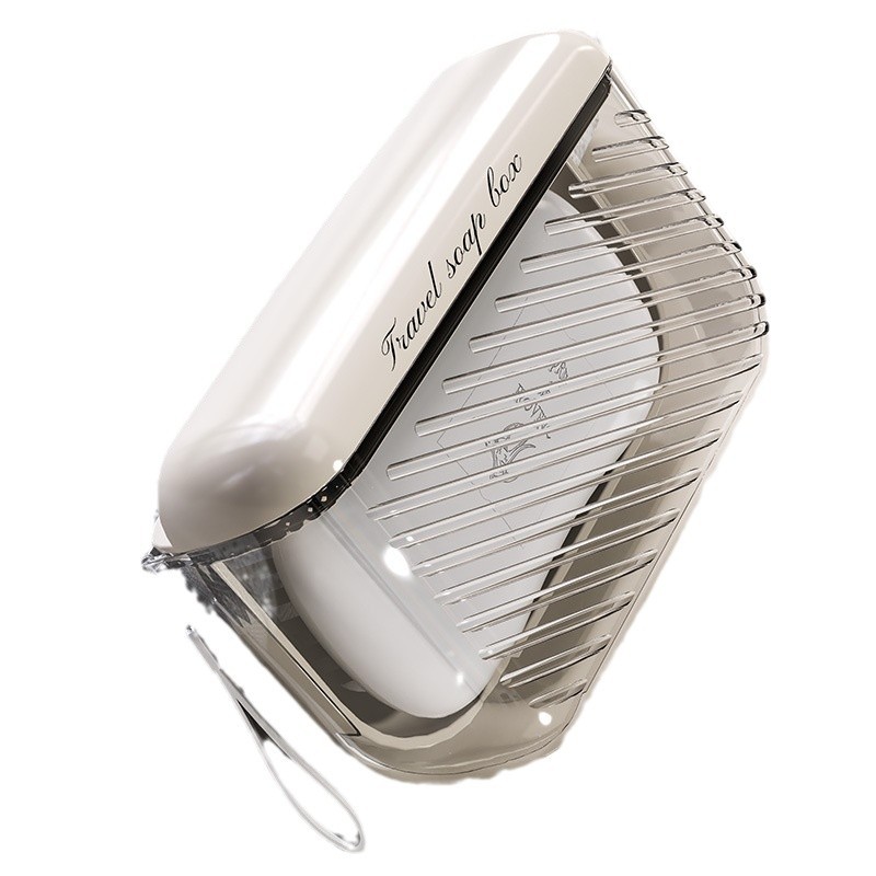 Bathroom special light luxury travel portable soap box, household sealed cover leak-proof travel hand-held soap box Item Picture