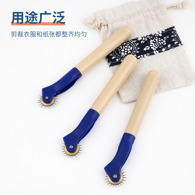 Marking Wheel Marking Wheel Plastic Handle Marking Wheel Spacing Wheel Leather Clothing Sharp-Toothed Roller Marking Wheel Wholesale Application Scenario