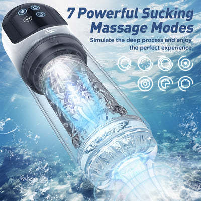 Aircraft cup, fully automatic rotating sucking water bath, electric cup, male self-use comforter, sex toy details Picture