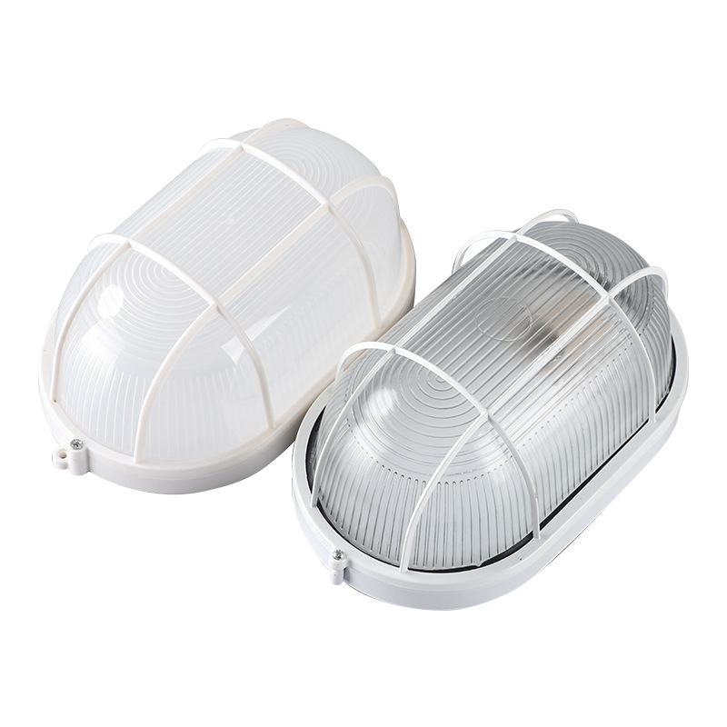Led Moisture Proof Light Round Oval Bathroom Three Light Proof Corridor Elevator Shaft Light Explosion-Proof Basement Wall Light Application Scenario