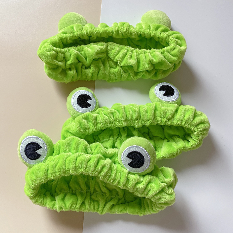 Manufacturers Directly For Cross-Border Super Cute Cute Frog Cartoon Hair Band Female Face Hair Band South Korea Hair Band Support Wholesale details Picture