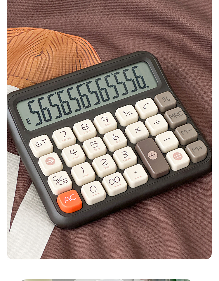 可爱方糖巧克力计算机办公用学生考试高颜值语音款计算机财务会计详情17