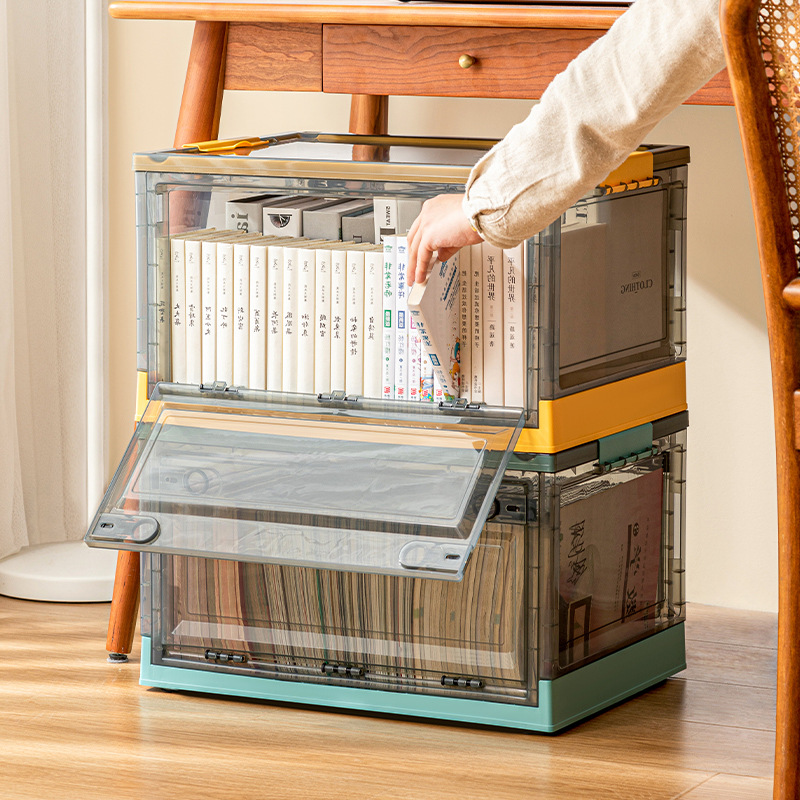 Such As Song Clothing Side Door Organizer Home Outdoor Camping Folding Storage Box Transparent Oversized Storage Box Application Scenario