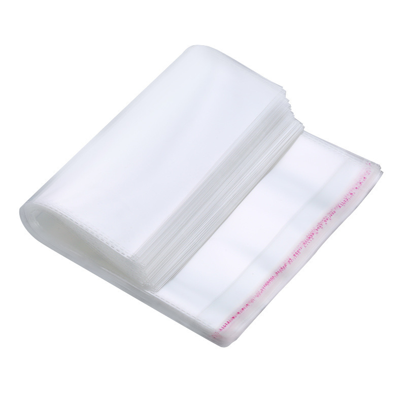 In-stock opp bags, self-adhesive packaging bags, plastic transparent bags, self-adhesive bags, clothing and general merchandise opp sealed bags, printable Item Picture