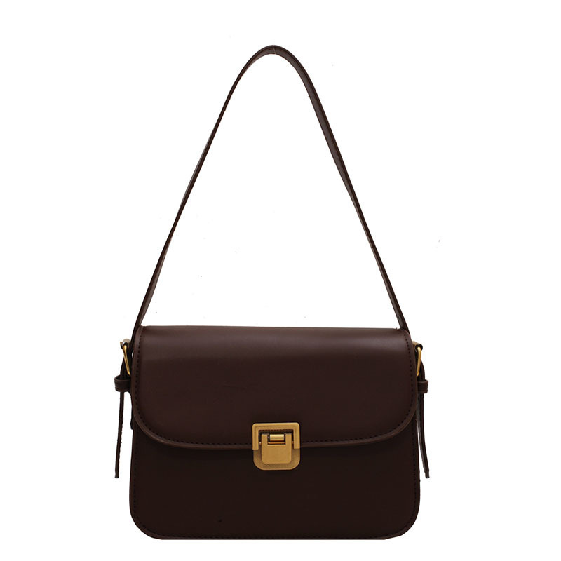 Temperament Women's Bag Women 2022 New Fashion Fashion Simple Crossbody Bag Retro Style One-Shoulder Small Square Bag Item Picture