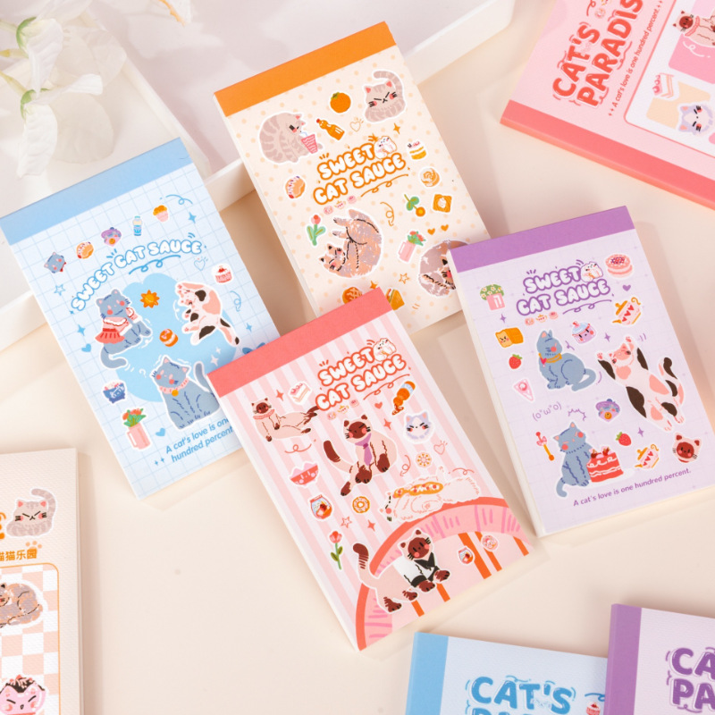 小便签本子床头记事办公桌随手记录便条记录清单本小巧可爱上翻YL017-LB7A20-8643