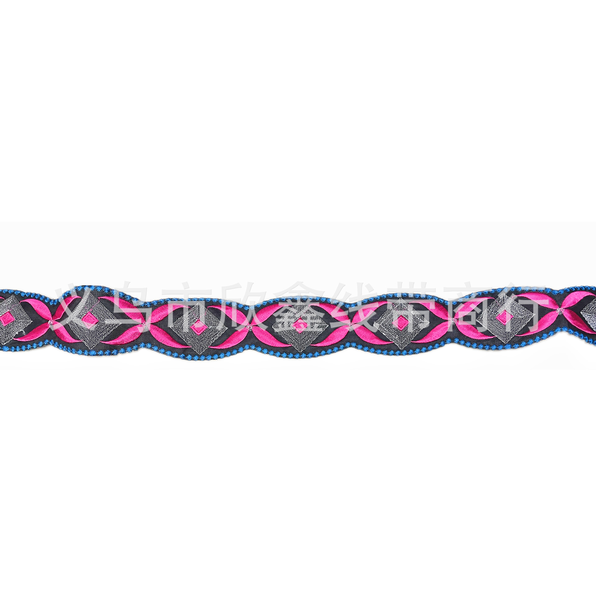 New Chinese Style Vintage Embroidery Bar Code Lace Bag Shoe Material Ribbon Bar Code Quantity Large Price Manufacturers Wholesale details Picture