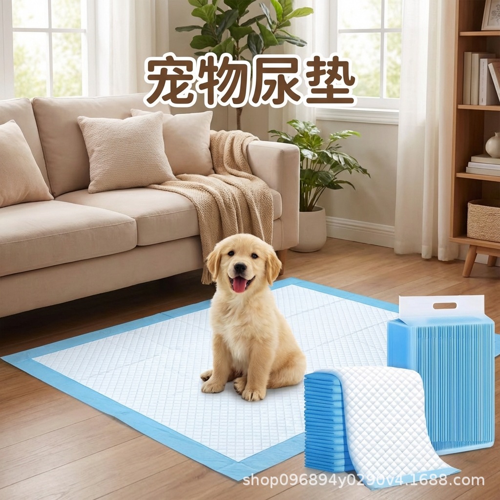 مفرش للحيوانات الأليفة الممتصاص عبر الحدود Trainingpads حفاضات الكلاب غير مبللة لمنع تسرب الرائحة الكريهة details Picture