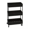 Storage rack trolley, kitchen and bathroom, multi-level snack, bedroom and bathroom, mobile gap storage rack with wheels Item Picture