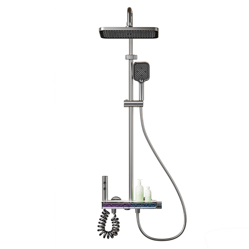 Kaituo Carefully selected all-copper shower head sets for home bathrooms, bathroom pressure-increasing nozzles, and bathroom rain showers Item Picture