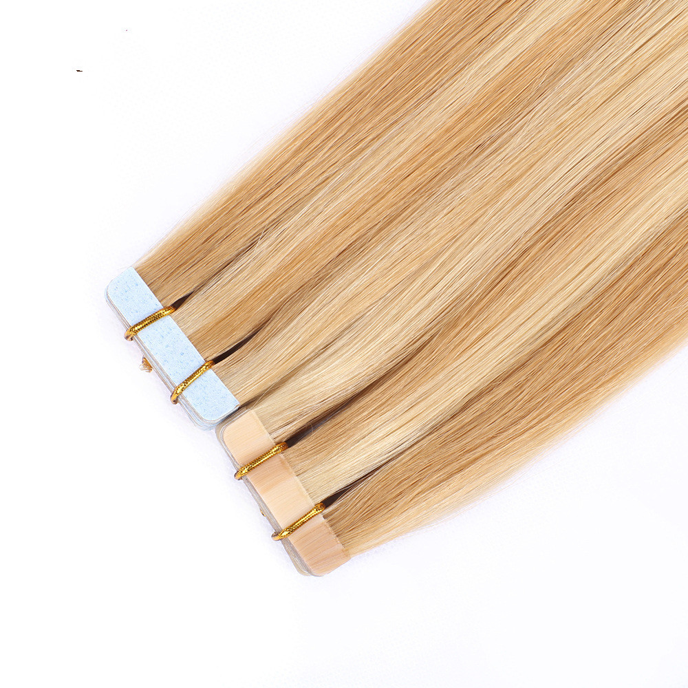 European and American hair extension real hair PU hair extension tape in hair extensions 50g details Picture