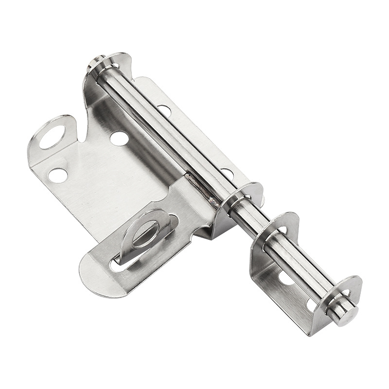 Stainless steel large-sized, thickened door latch, anti-theft door bolt, exposed padlock, door latch, wooden latch, door latch, old-fashioned style Item Picture