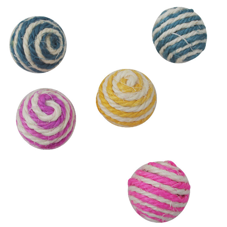 Mascotas juguetes para gatos bola de sisal juguetes para gatos tejer bolas para gatos atrapar bolas juguetes para gatos juguetes para gatos