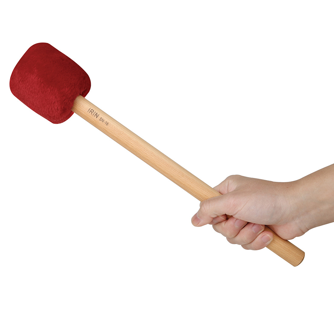 IRIN percussion instrument accessories, bass drumsticks, plush drumsticks, large army drumsticks, band performance large drumsticks wholesale Specification image