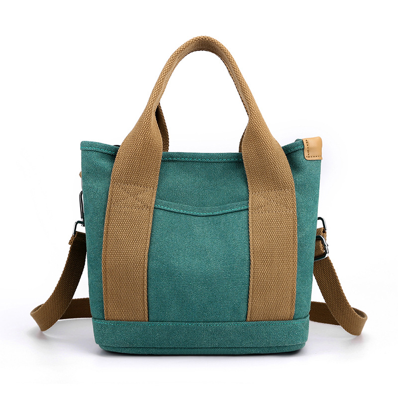 新款单肩包潮流百搭简约女包时尚韩版大容量通勤休闲包都市帆布包