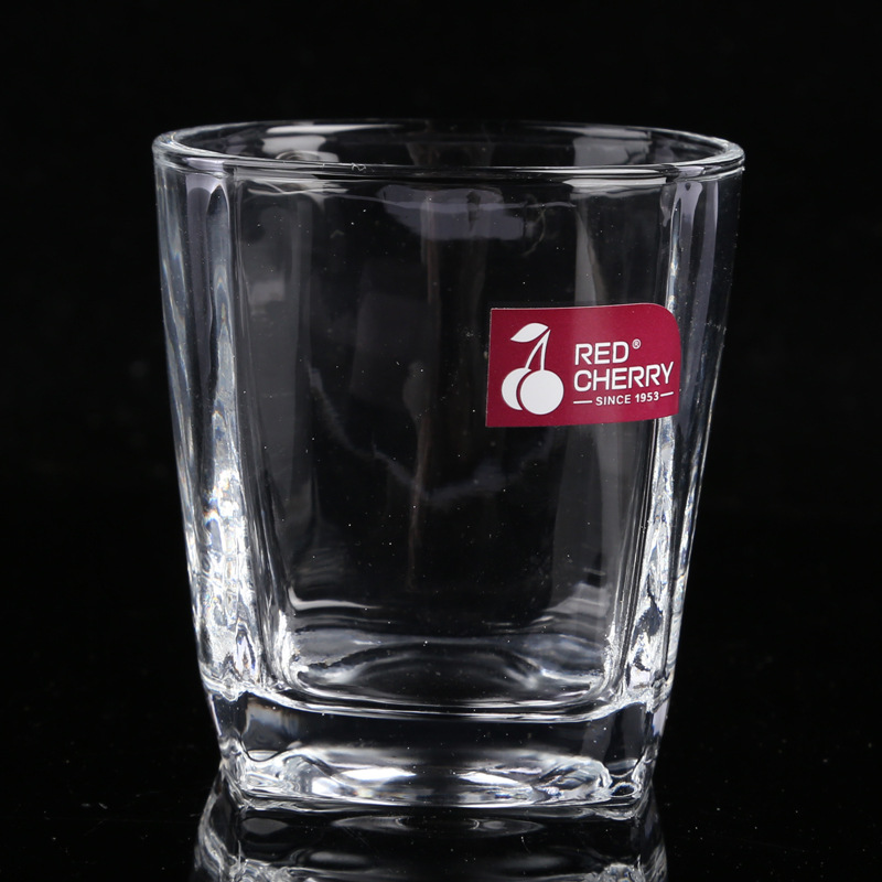 厂家塔斯曼水杯透明四方啤酒杯批发 多规格家用喝水杯四角玻璃杯详情图4