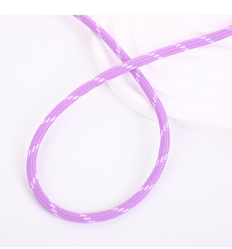 Jumping point low-elasticity silk round rope, hand-woven rope, mobile phone bag lanyard, hiking shoe rope, densified gradient umbrella rope pic 26