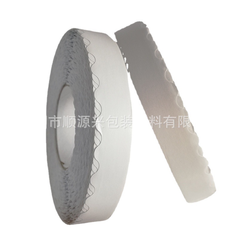Serrated easy-tear zipper carton, wavy edge double-sided tape, edge self-adhesive double-sided tape, lace double-sided Item Picture