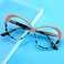 87189 TR90圆形板材眼镜框 时尚眼镜架 拼色防蓝光眼镜电脑眼镜框图