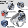 Pet chest and back strap explosion-proof camouflage print dog leash chest and back breathable and comfortable dog commuting pet chest and back details Picture