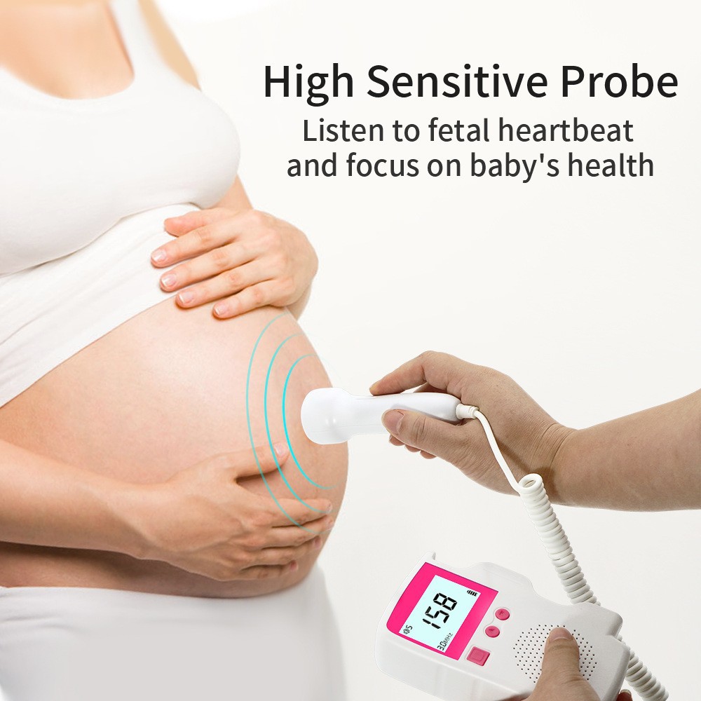 Cross-border foreign trade dedicated fetal doppler fetal movement and heart rate detector for pregnant women at home Application Scenario