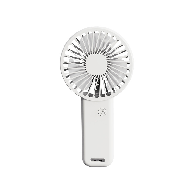 2024 New Handheld Fan Usb Charging Small Fan Portable Mini Dormitory Desktop Silent Gift Logo Item Picture