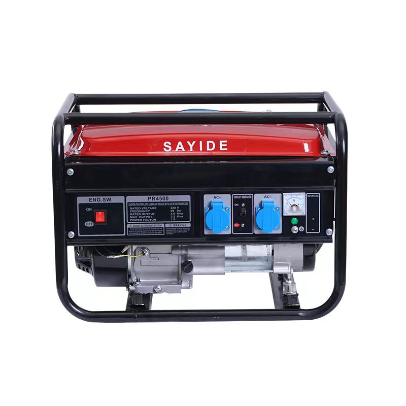 Small Portable Outdoor Ac Single-Phase Three-Phase Camping 3Kw Wholesale 2.8Kw Quiet Household Gasoline Generator Item Picture