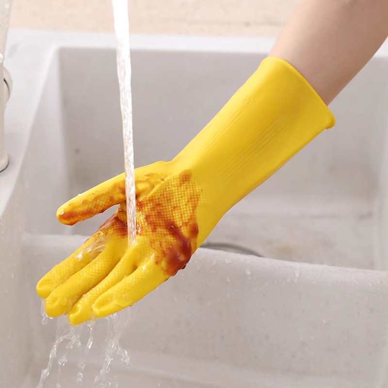 家务手套实物图