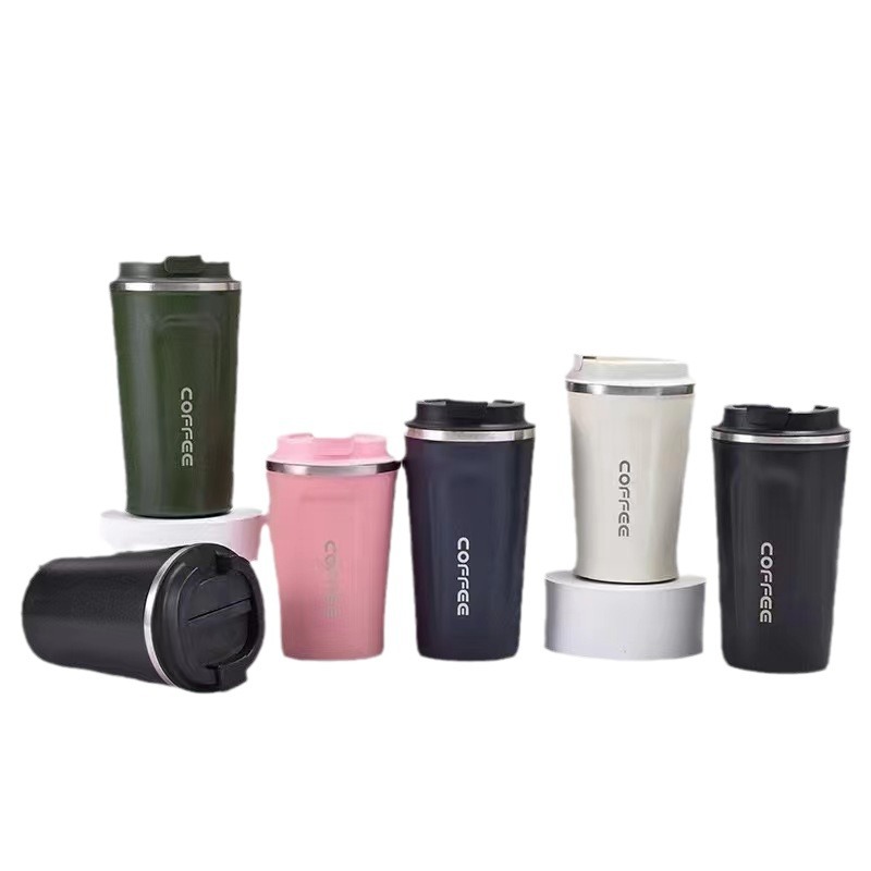 厂家直供简约户外真空双层不锈钢咖啡杯保温杯商务随行礼品杯批发详情图5