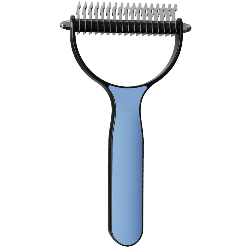 New cross-border pet knotted comb, suitable for dogs and cats, knotted comb, cat and dog hair removal brush, stainless steel knotted comb Item Picture