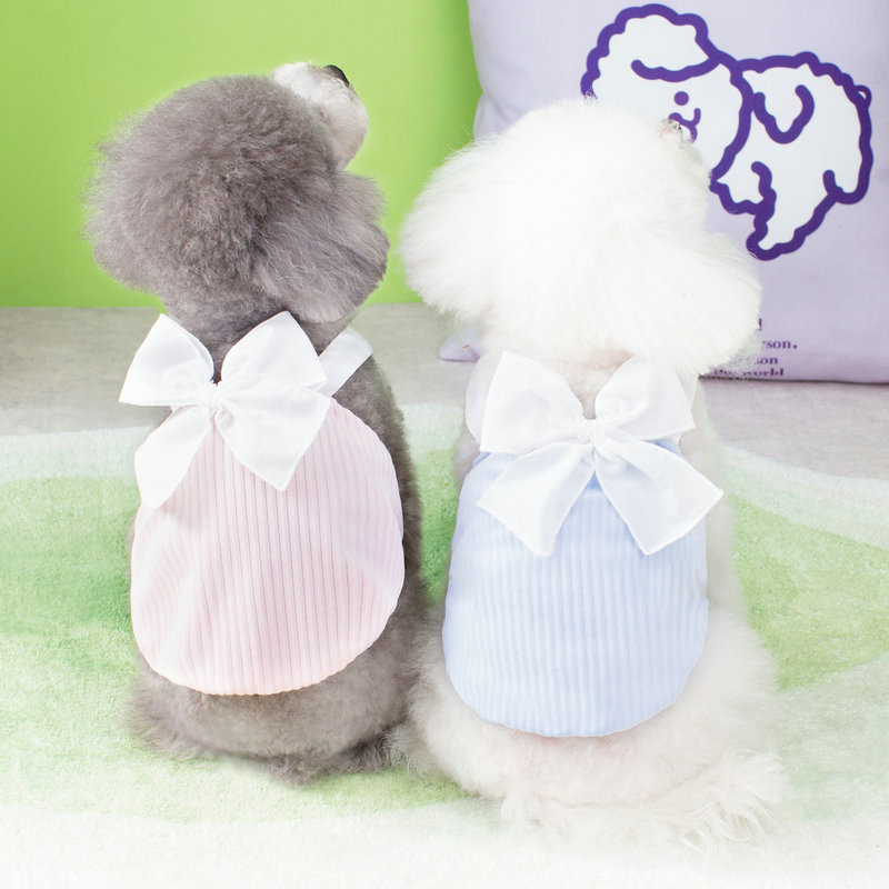 Cute puppy clothing Spring and Summer new pet clothes, dog Teddy Bear VIP 23 light luxury puffy skirt wholesale details Picture