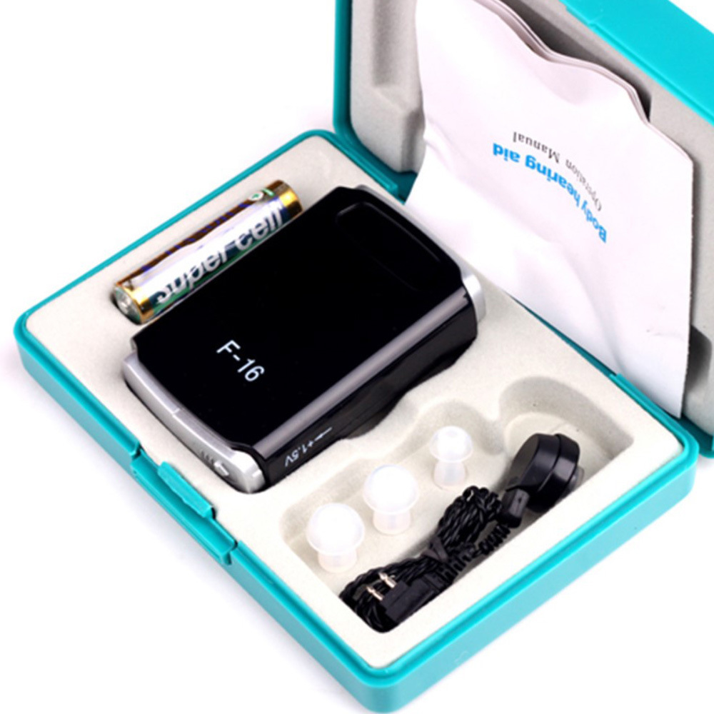 Cross-border exclusive F-16 hearing aid, English packaging, battery-powered hearing aid box, elderly back-of-ear sound amplifier Specification image