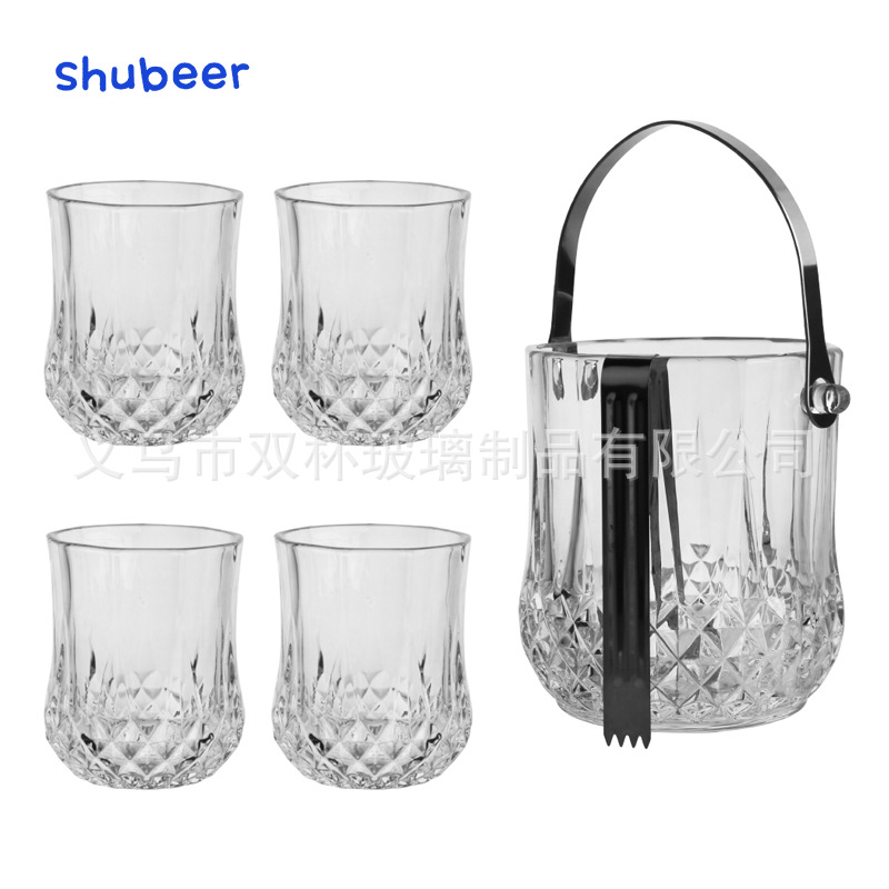 现代北欧创意冰桶套装送冰夹酒吧KTV扎啤桶户外野餐鸡尾酒香槟桶