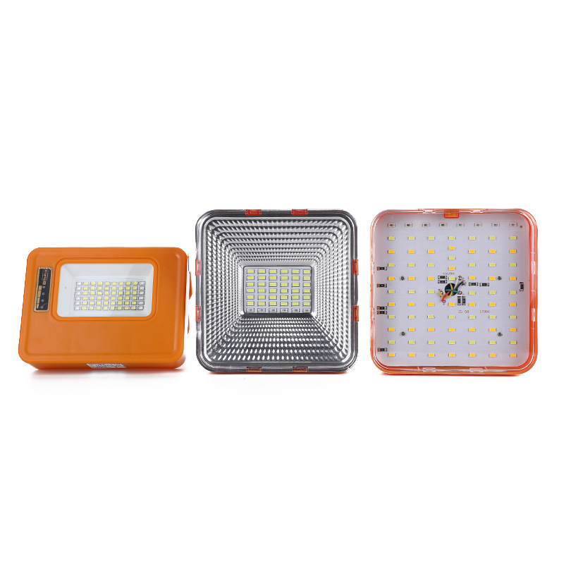 Cross-border solar portable night light, street stall outdoor light, LED three-speed USB charging portable lighting lamp