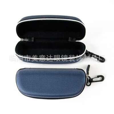 Mesh sunglasses glasses case light EVA glasses zipper box glasses storage bag with hook thumbnail