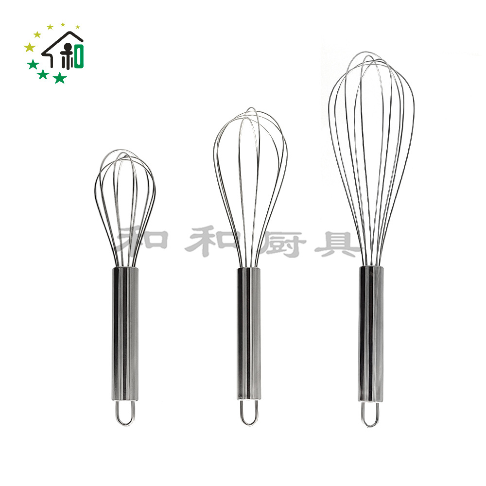 不锈钢打蛋器手动5线手动搅拌棒鸡蛋搅蛋器烘焙工具 Egg beater