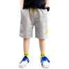 The 2022 new summer loose and stylish cotton capri shorts for boys are a trend of casual summer pants for middle-aged children Item Picture