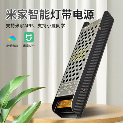 米家LED24v线型灯智能模块集控变压器电源缓启灭低压灯带语音代发
