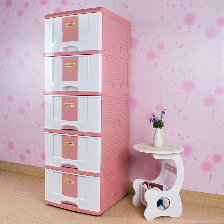 Household Large Capacity 200L Combined Plastic Storage Cabinet details Picture